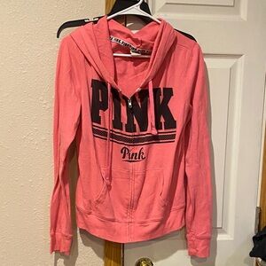 PINK Victoria's Secret Coral Hoodie